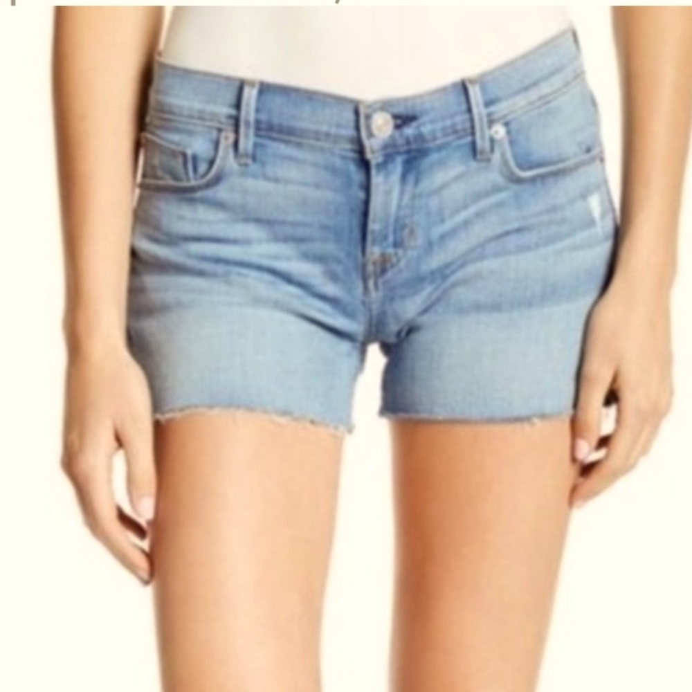 [Hudson Jeans] Amber Fray Hem Denim Short